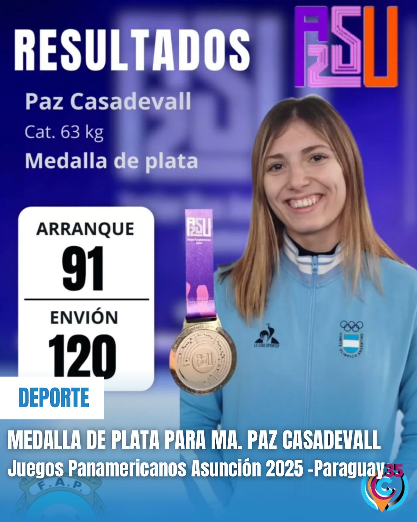 Paz Casadevall Panamericano Paraguay 210825