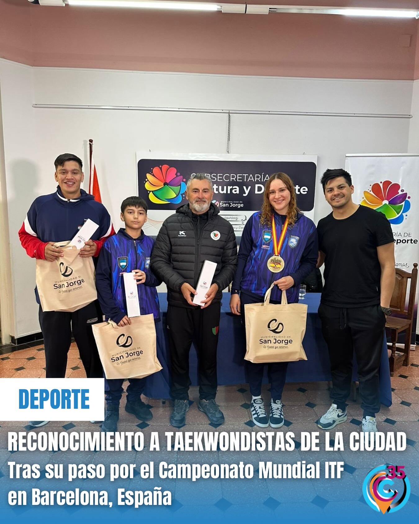 Taekwondista reconocimiento 050925