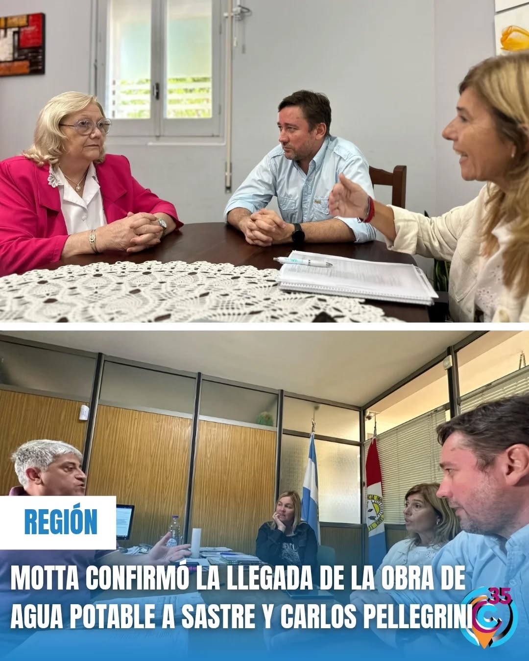 Agua potable Sastre y CP 260325