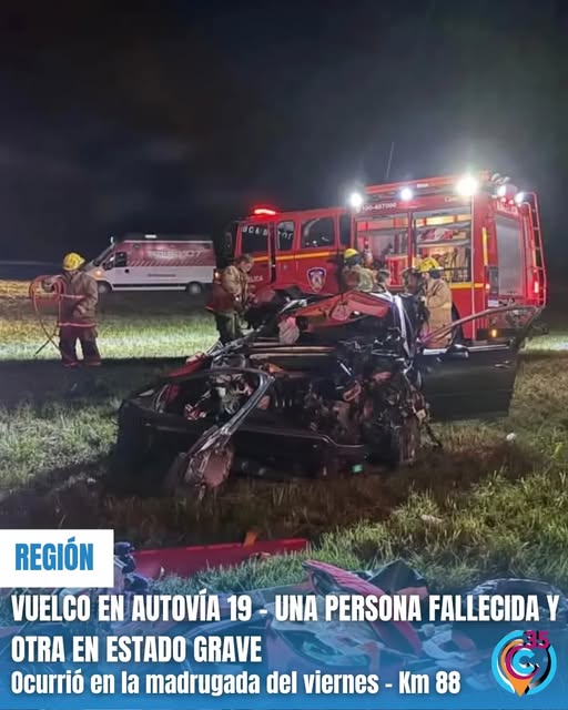 accidente RN19 autovía 280325