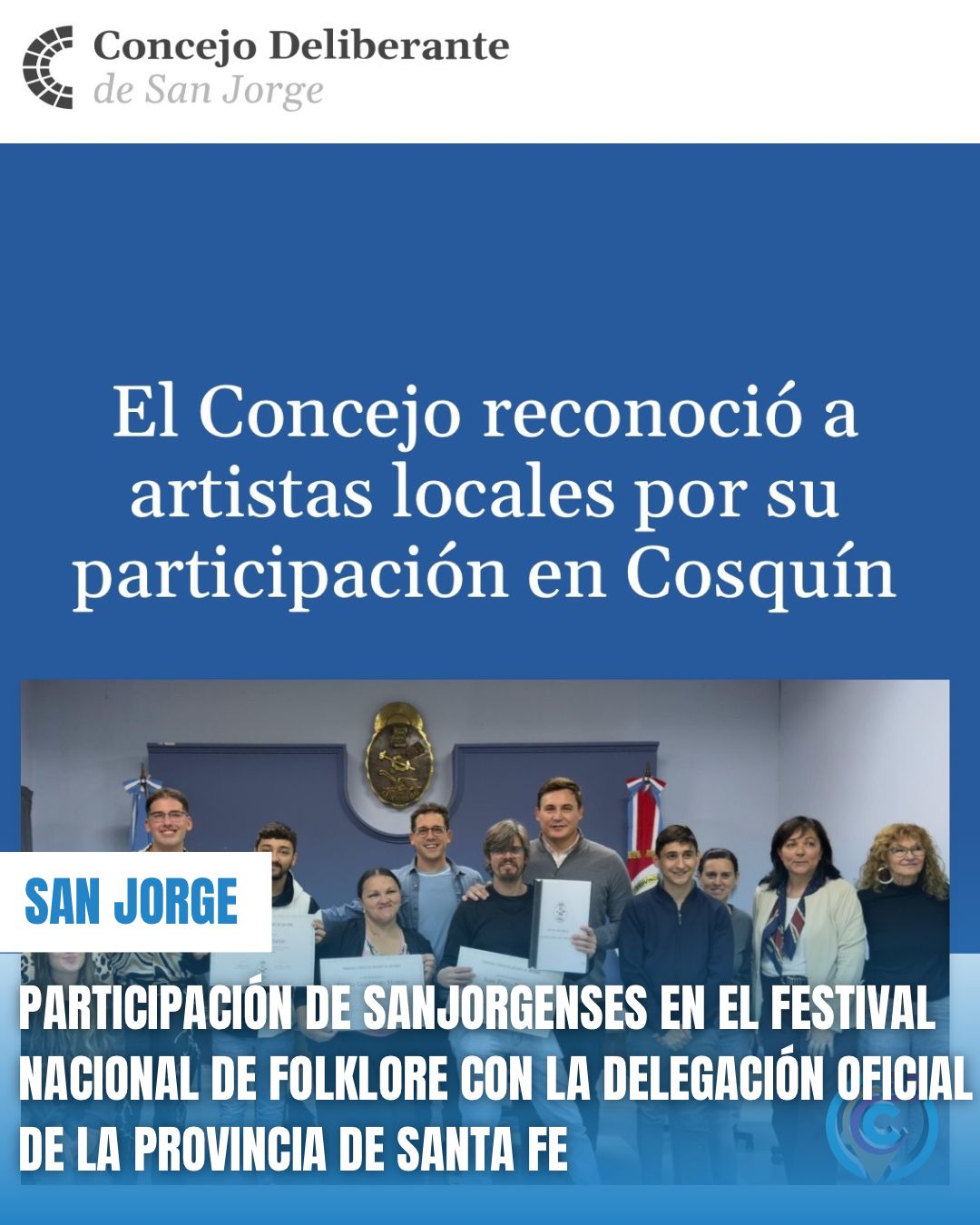 concejo reconoce artistas 140526