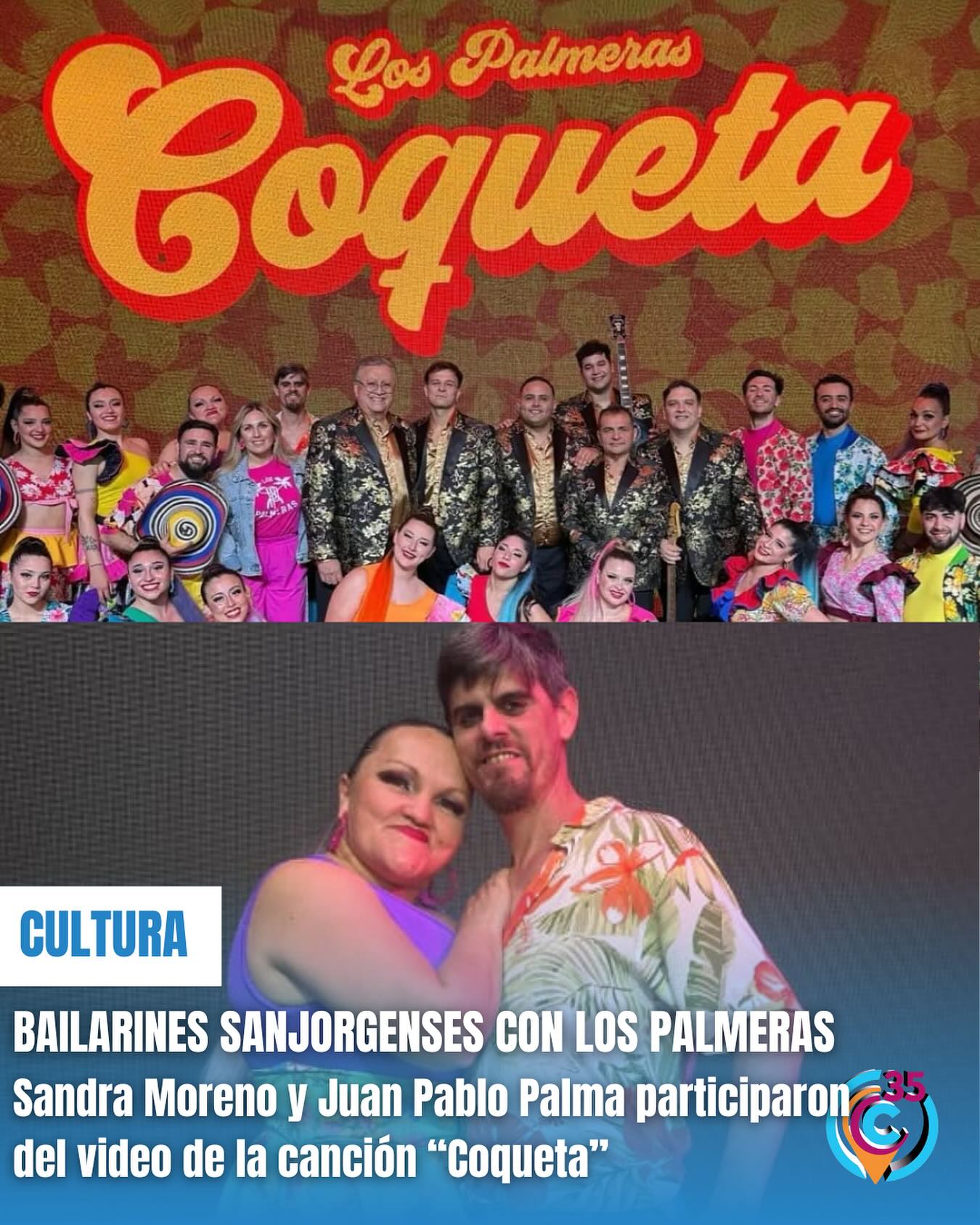 Sandra y Juan Pablo Palmeras