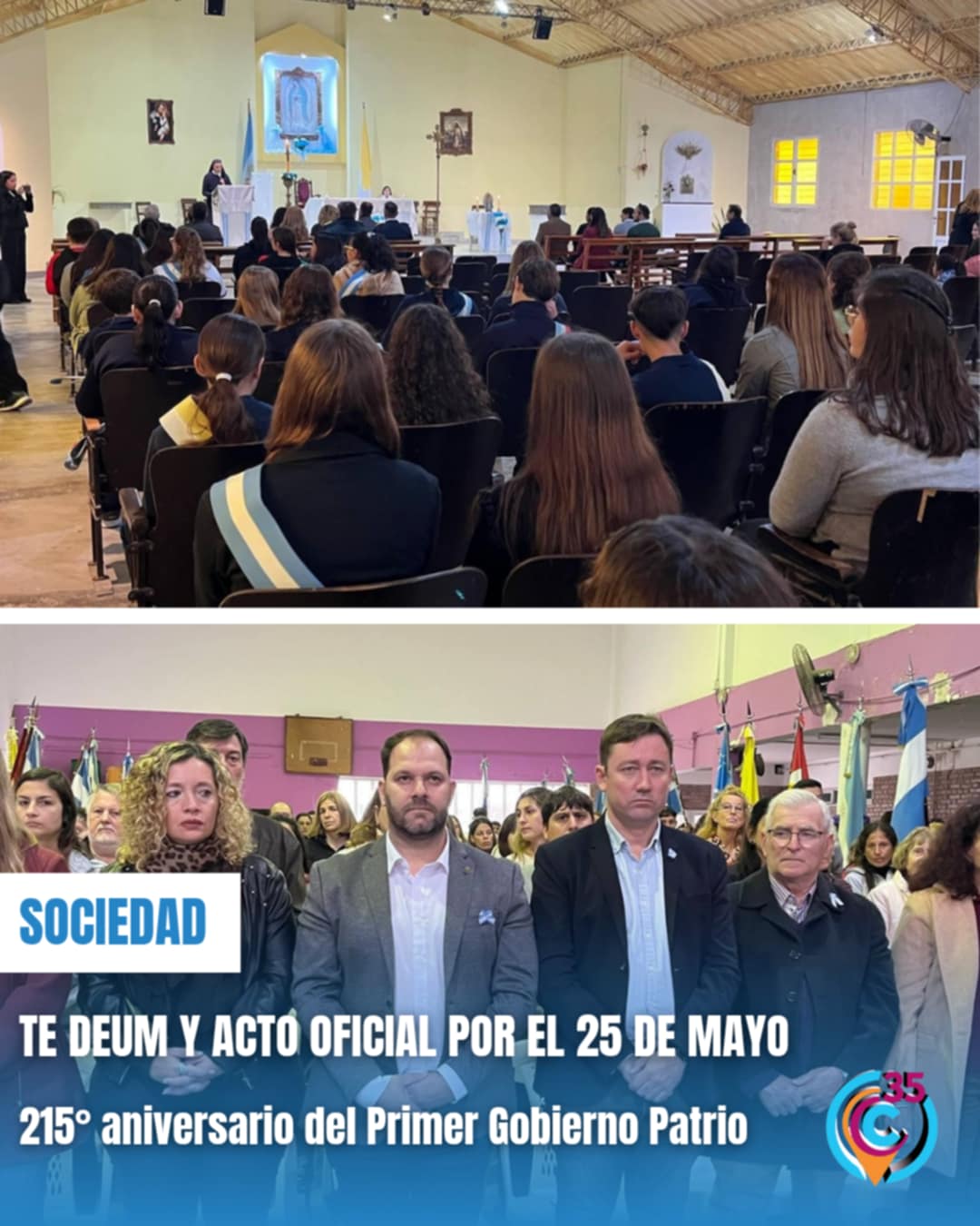 Te Deum y acto 25 de mayo 2025