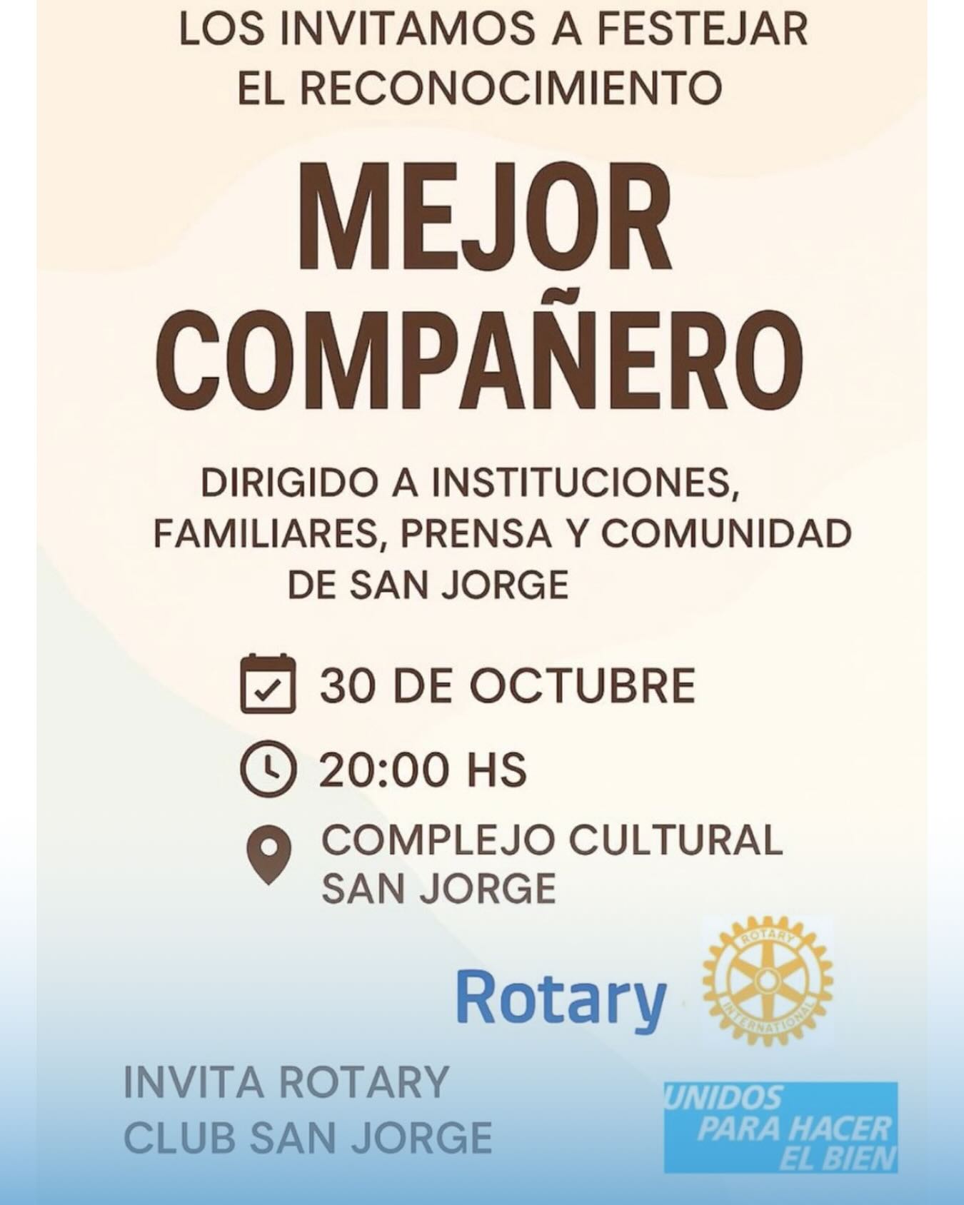 acto mejor compañero 2025