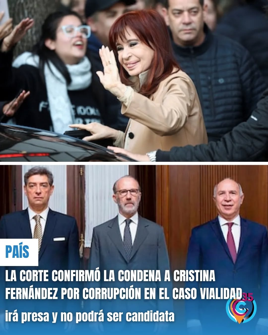 condena a CFK