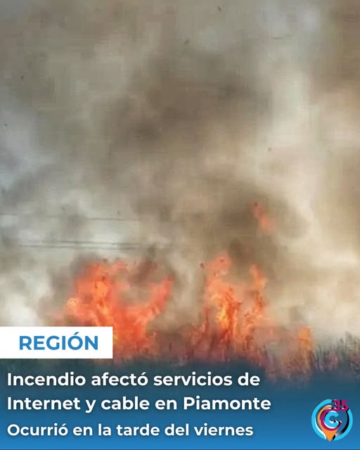 incendio Piamonte sin internet 070225