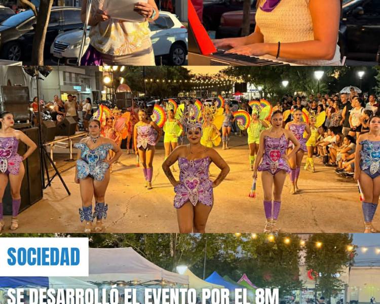 SE DESARROLLÓ EL EVENTO POR EL 8M 