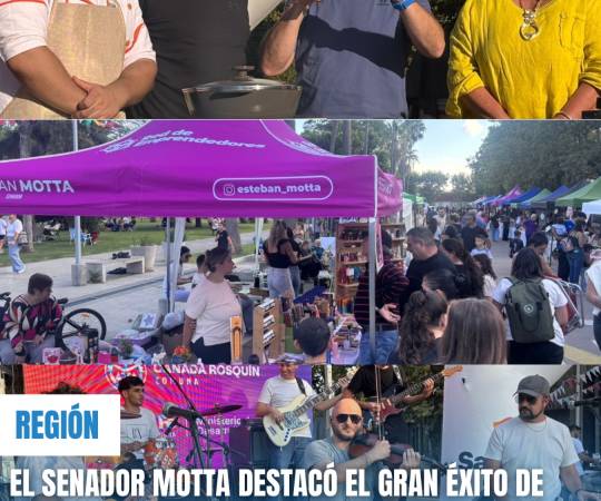 EL SENADOR ESTEBAN MOTTA DESTACÓ EL ÉXITO DE “EMPRENDE SAN MARTÍN”