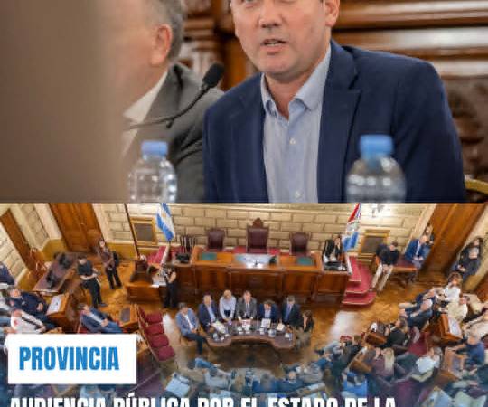 AUDIENCIA PÚBLICA POR EL ESTADO DE LA RUTA NACIONAL 34