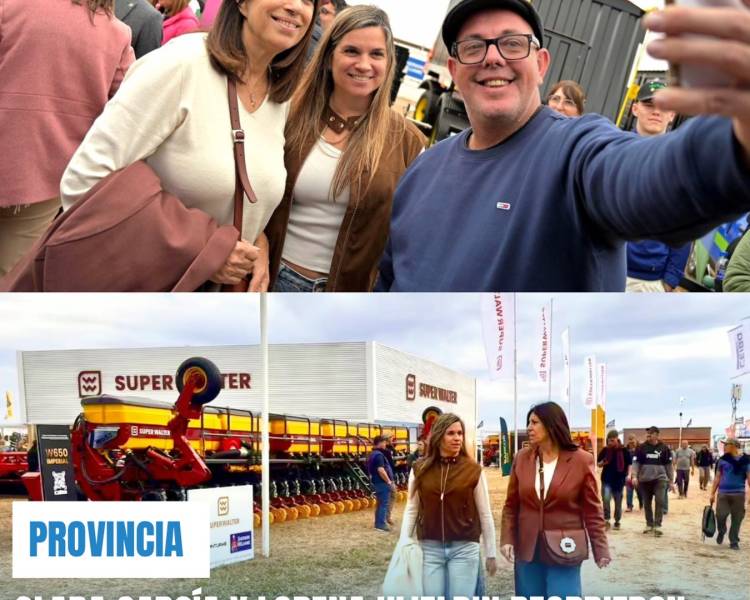 CLARA GARCÍA Y LORENA ULIELDIN RECORRIERON AGROACTIVA