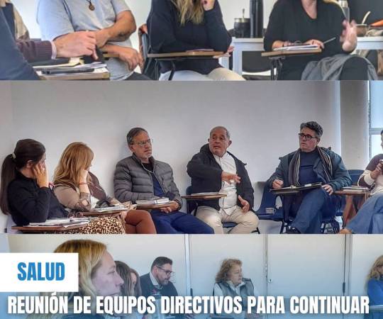 REUNIÓN DE EQUIPOS DIRECTIVOS PARA CONTINUAR TRABAJANDO POR LA SALUD PÚBLICA
